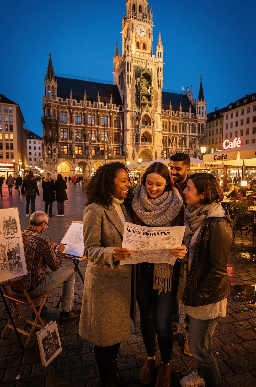 Historisches Stadtzentrum mit Fachwerkhäusern und Kopfsteinpflaster bei sonnigem Wetter